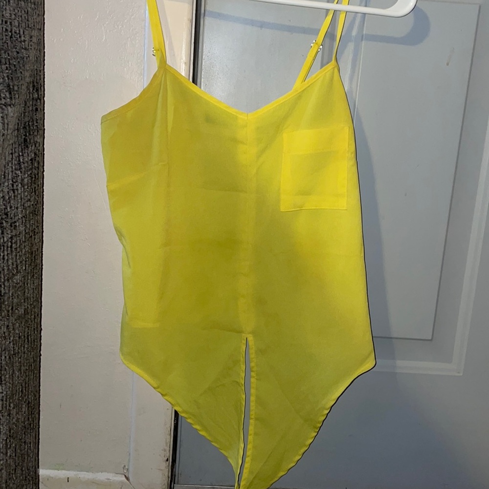 Yellow tank top
